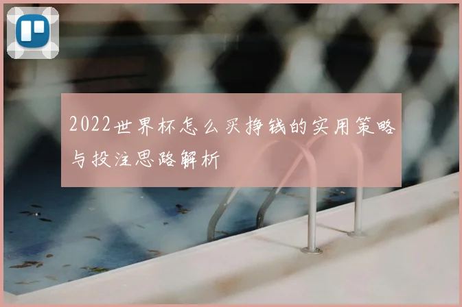 2022世界杯怎么买挣钱的实用策略与投注思路解析
